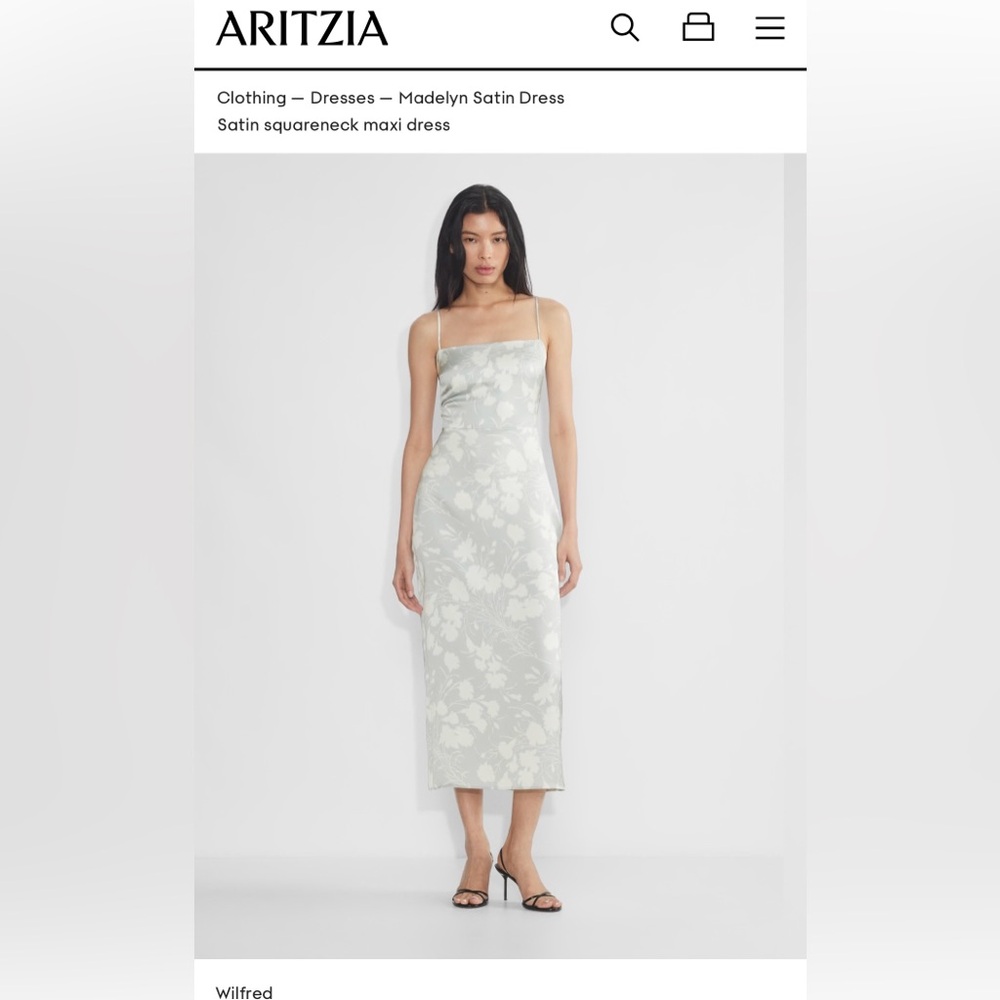 Aritiza Satin dress